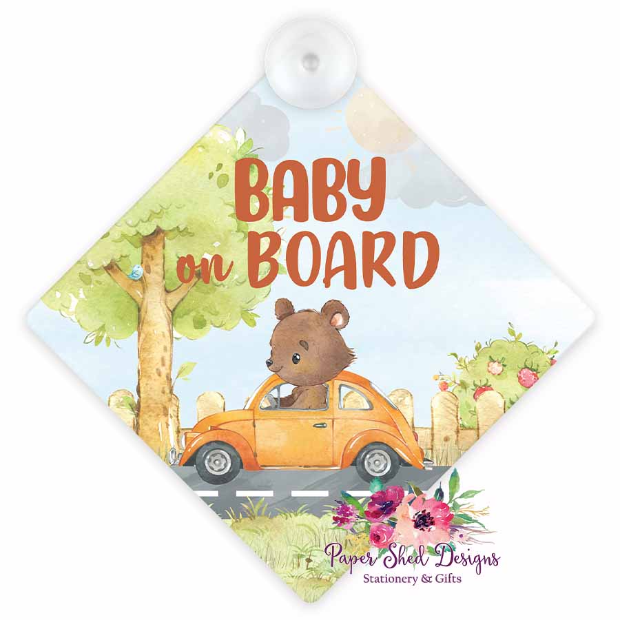All Granddaughter Car Signs - Car Signs Direct - Handmade Baby On - View #4