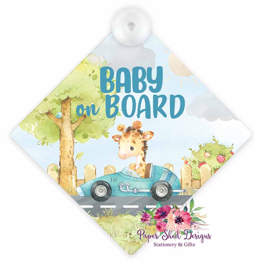 All Granddaughter Car Signs - Car Signs Direct - Handmade Baby On - View #2