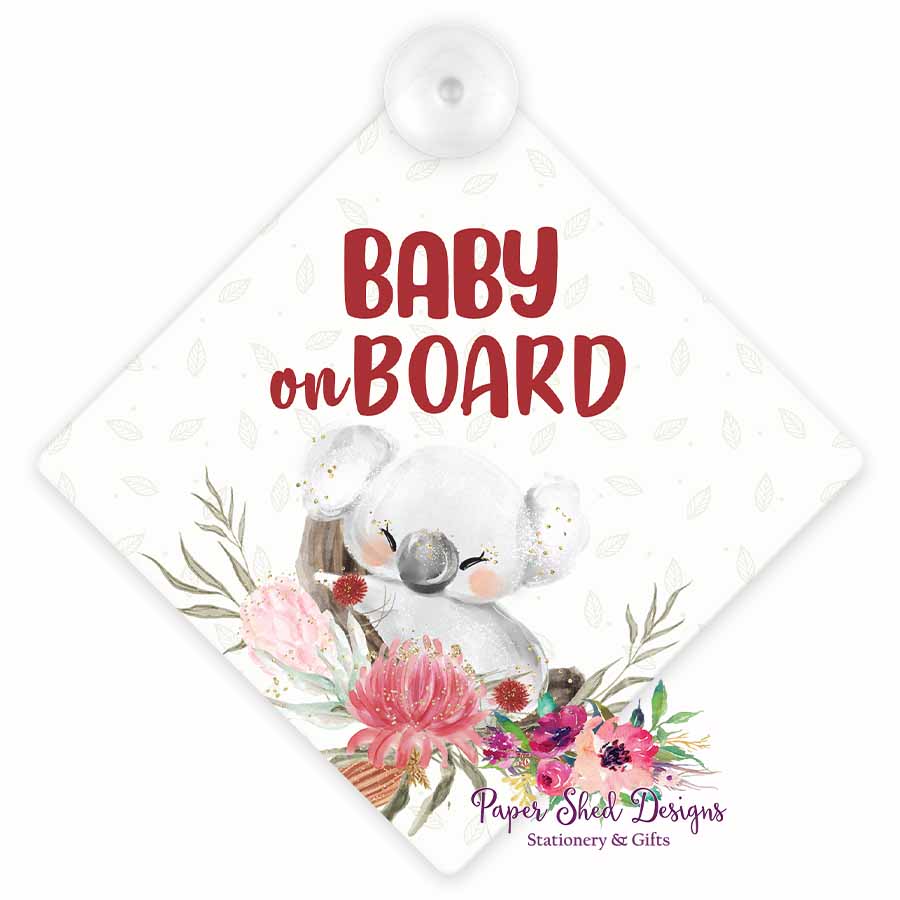 thumbnail image 2 of Personalised 'Daughter On Board' Car Sign – Baby/Child Safety – Multiple Designs 2 of 5